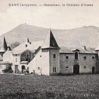 La ferme de Castelnau et le château d'Assas (cpa)