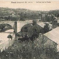 Le pont de la Prade (cpa)