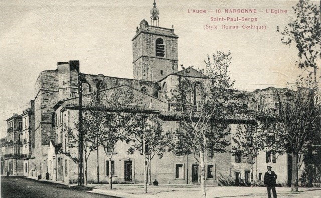 Narbonne aude l eglise saint paul cpa