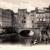 Le pont des marchands (cpa)