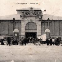 Les halles (cpa)