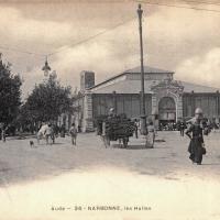 Les halles (cpa)