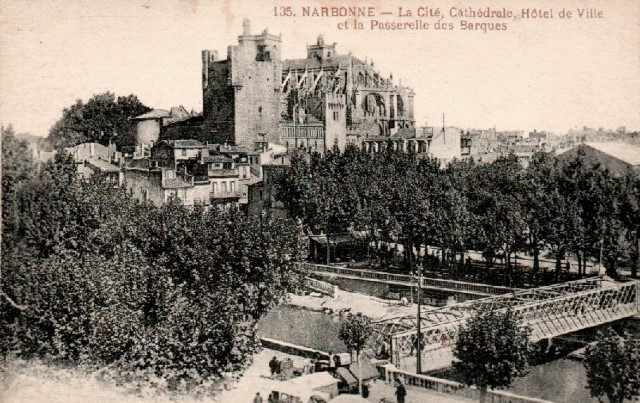 Narbonne aude vue generale cpa