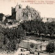 Narbonne aude vue generale cpa