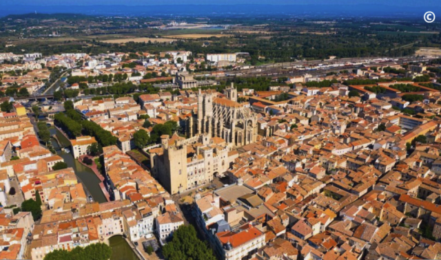 Narbonne aude vue generale