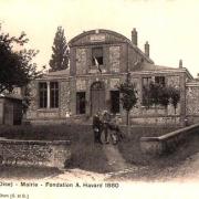 Neuville bosc oise l ecole en 1900 cpa 