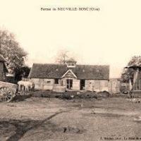 Neuville bosc oise la ferme havard cpa