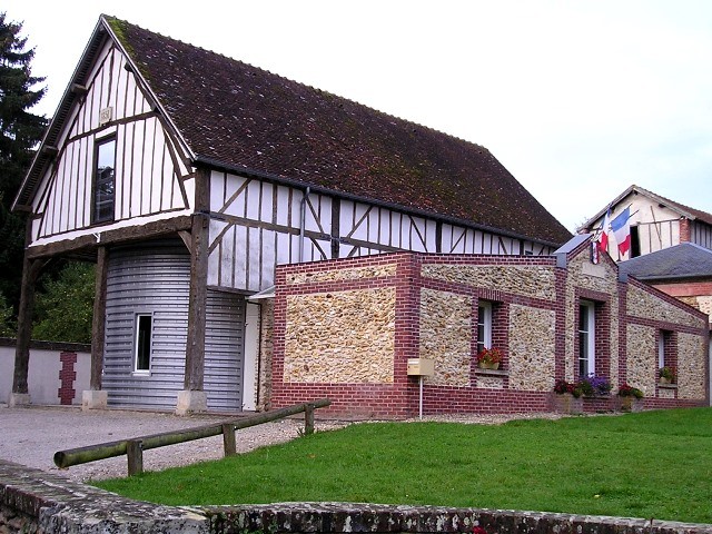 Neuville bosc oise la mairie et bibliotheque