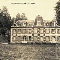 Neuville bosc oise le chateau cpa