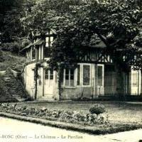 Neuville bosc oise le chateau pavillon cpa