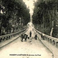 Nogent l'Artaud (Aisne) CPA Avenue du Pont