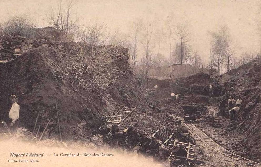 Nogent l'Artaud (Aisne) CPA Carrière du Bois des Dames