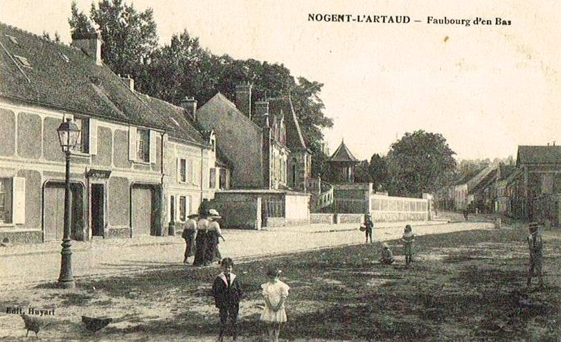 Nogent l'Artaud (Aisne) CPA Faubourg d'en-bas