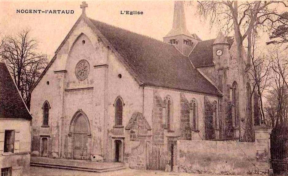 Nogent l'Artaud (Aisne) CPA Eglise Saint Germain