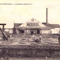 Nogent l'Artaud (Aisne) CPA Scierie Noël et Cie