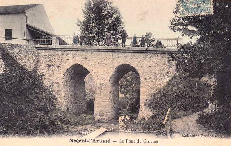 Nogent l'Artaud (Aisne) CPA Pont du Crochet