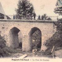 Nogent l'Artaud (Aisne) CPA Pont du Crochet