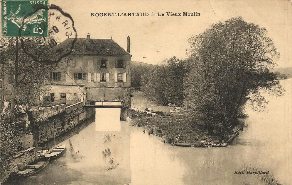 Nogent l'Artaud (Aisne) CPA Vieux moulin