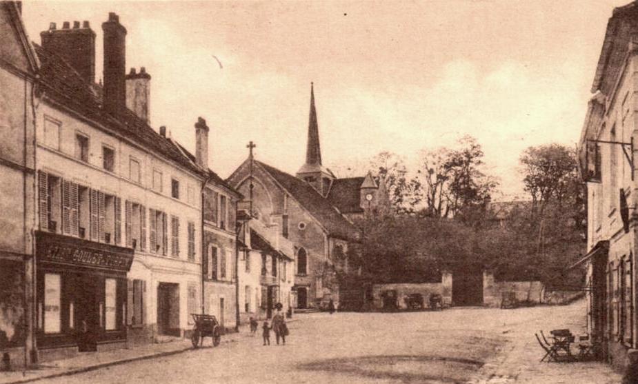 Nogent l'Artaud (Aisne) CPA Place du marché