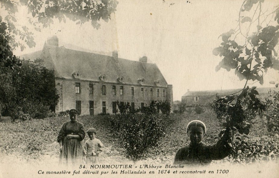 Noirmoutier-en-l'Ile (Vendée) Abbaye N-D la Blanche CPA