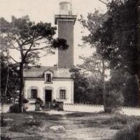 Noirmoutier-en-l'Ile (Vendée) Bois de la Chaise, le phare vers 1905