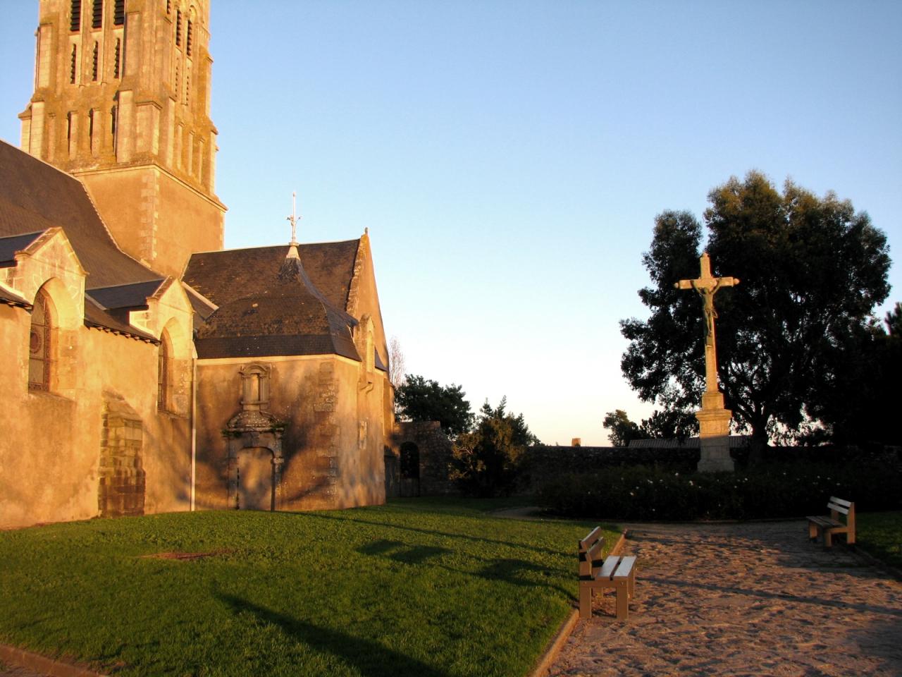 Noirmoutier-en-l'Ile (Vendée) L'Eglise Saint-Philbert en 2014
