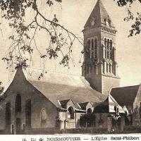 Noirmoutier-en-l'île (Vendée) L'église Saint Philbert CPA