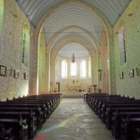 Noirmoutier-en-l'Ile (Vendée) L'Herbaudière, église du Sacré-Coeur 
