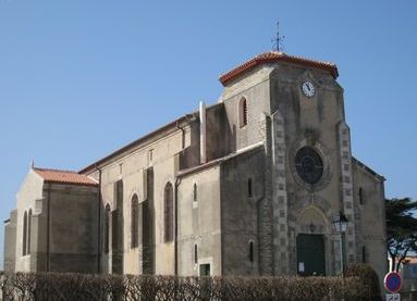 Noirmoutier-en-l'Ile (Vendée) L'Herbaudière, église du Sacré-Coeur