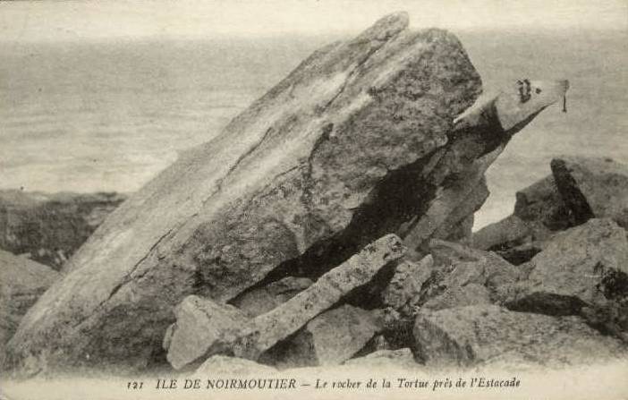 Noirmoutier-en-l'île (Vendée) Le rocher de la tortue CPA