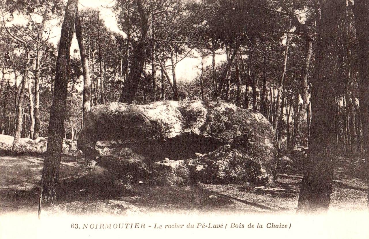 Noirmoutier-en-l'Ile (Vendée) Le rocher du Pélavé CPA