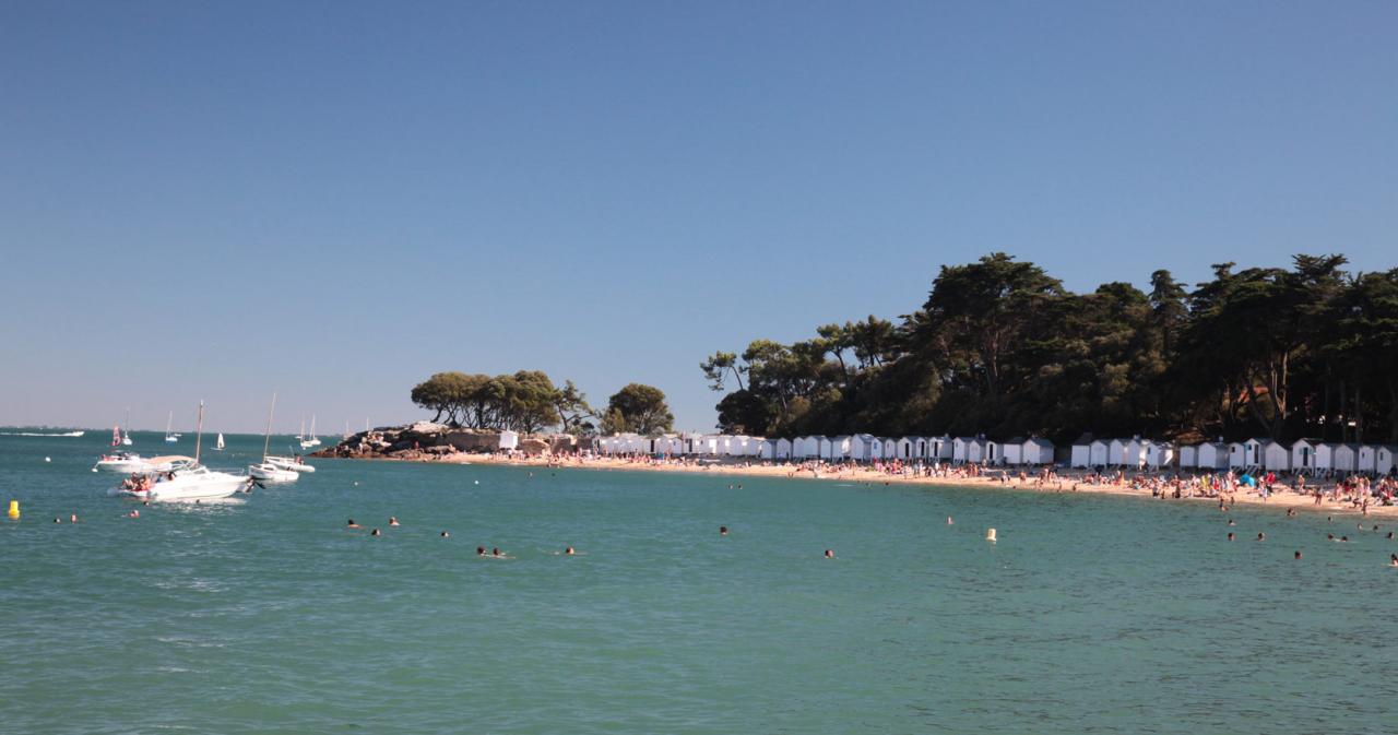 Noirmoutier-en-l'Ile (Vendée) Plage du Bois de la Chaise