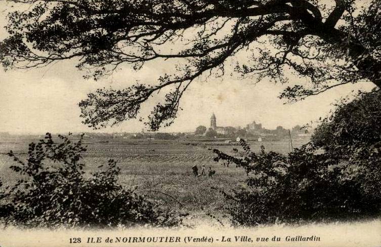 Noirmoutier-en-l'île (Vendée) Vue générale CPA