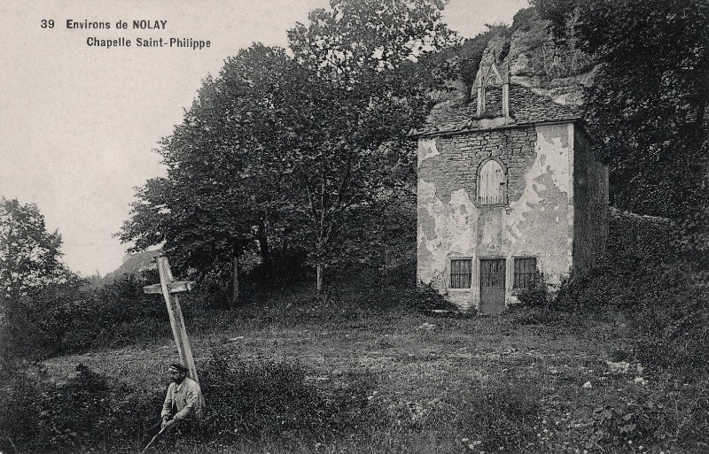 Nolay (Côte d'Or) Cirey, la chapelle Saint-Philippe CPA