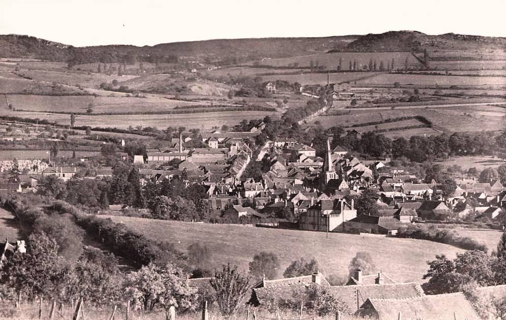 Nolay (Côte d'Or) Vue générale CPA