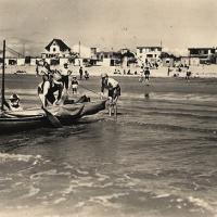 Notre-Dame-de-Monts (Vendée) La plage vers 1955 CPA