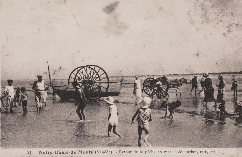 Notre-Dame-de-Monts (Vendée) La pèche CPA