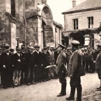 Noyon oise cpa 1914 1918 execution sommaire
