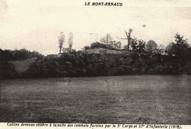 Noyon oise cpa 1914 1918 mont renaud colline apres 1919