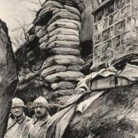 Noyon oise cpa 1914 1918 mont renaud guetteurs avril 1919