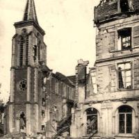 Noyon oise cpa 1914 1918 pensionnat saint thomas 1919 