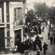 Noyon oise cpa 1915 Evacuation rue du coizel