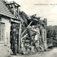 Noyon oise cpa 1914 1918 tarlefesse rue de genvry