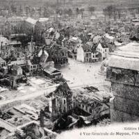 Noyon oise cpa 1914 1918 vue generale