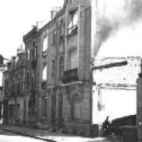 Noyon oise cpa 1940 rue de paris 