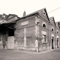 Noyon oise cpa abattoir communal