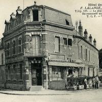 Noyon oise cpa cafe des sports avant guerre