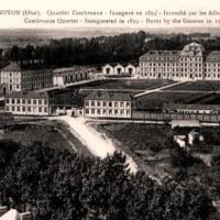 Noyon oise cpa casernes quartier cambronne avant 1918