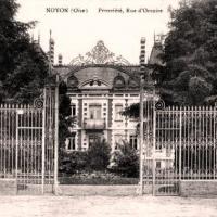 Noyon oise cpa chateau rue d orroire