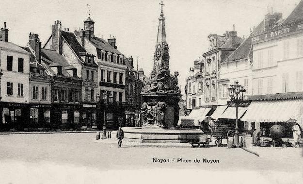 Noyon oise cpa fontaine